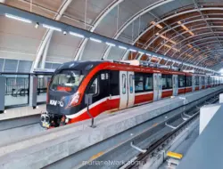 LRT Jabodebek Berhenti Mendadak di Dekat Stasiun Cawang, Penumpang Dievakuasi