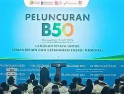 Prabowo Hadiri Peluncuran B50 di Rest Area KM 57 Tol Japek