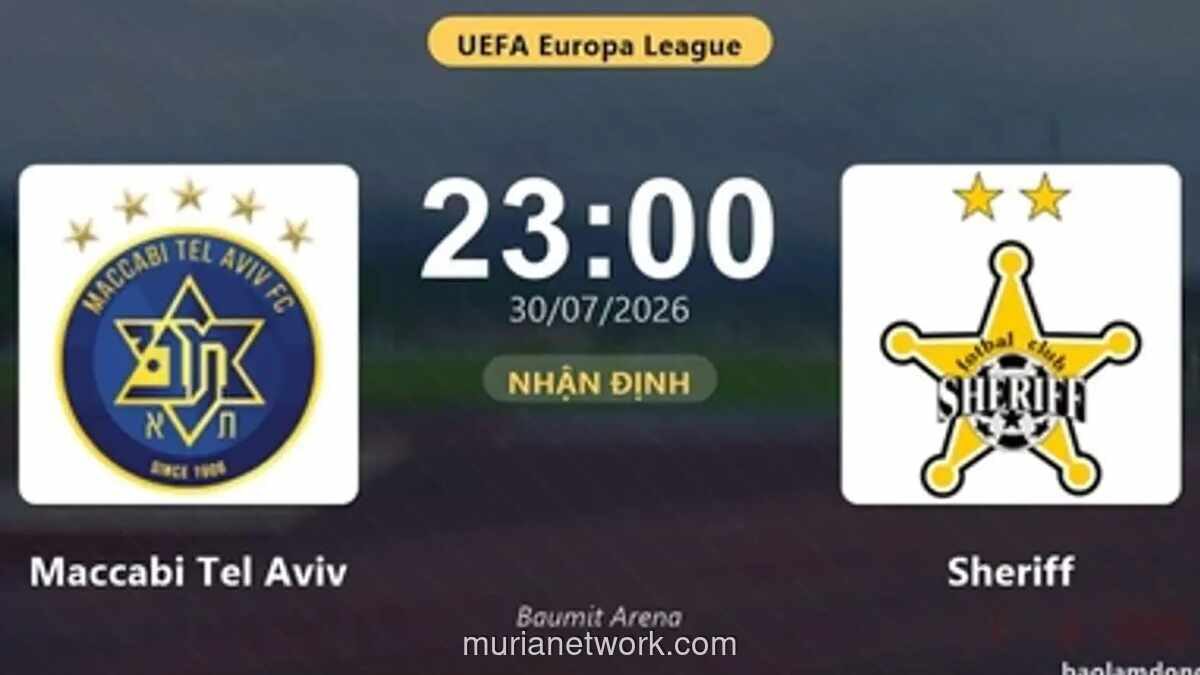 Maccabi Tel Aviv Hajar Sheriff Tiraspol 7-0, Melaju ke Babak Grup Liga Europa