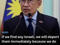 Anwar Ibrahim Tegas: Warga Israel Harus Tinggalkan Malaysia, Ancaman AS Tak Mengubah Sikap