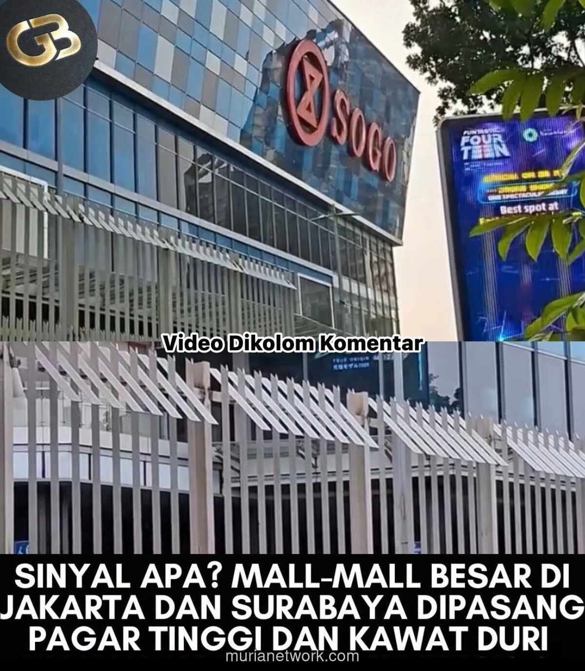 Pagar Besi Tinggi di Sejumlah Mal Picu Spekulasi, Pengelola Buka Suara