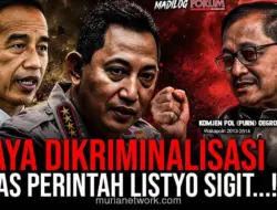 Oegroseno Tuding Polri Kriminalisasi Dirinya dan Minta Institusi Dilepaskan dari Cengkeraman Jokowi