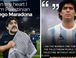 Maradona, Sosialis Anti-Imperialisme yang Mendukung Palestina hingga Akhir Hayat