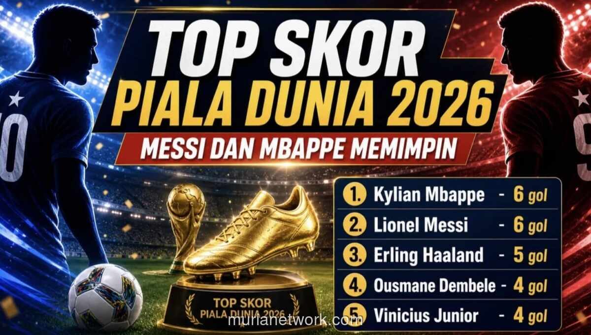 Mbappe dan Messi Berebut Puncak Top Skor Piala Dunia 2026