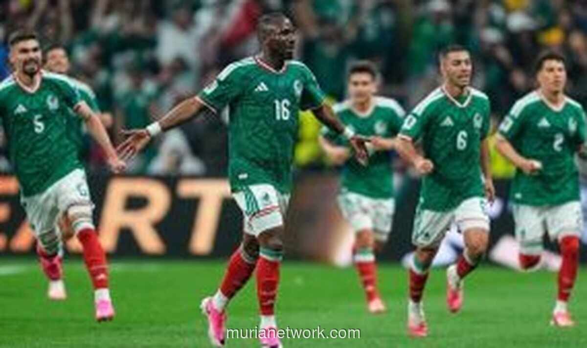 Meksiko Pastikan Tiket ke 16 Besar Piala Dunia 2026 Usai Kalahkan Ekuador 2-0