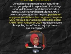 MK Beri Kelonggaran, Program MBG Terlalu Besar untuk Dihentikan