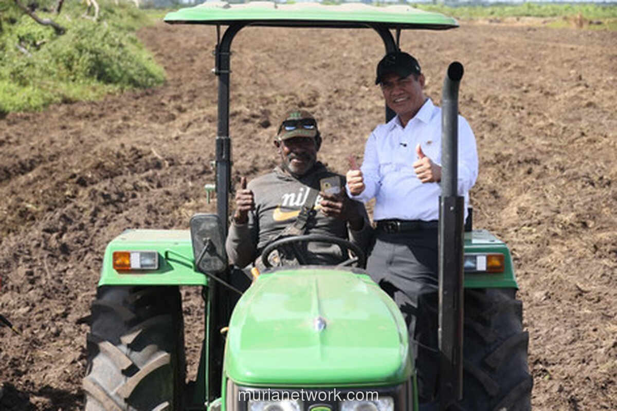 Mentan Amran Tinjau Cetak Sawah di Merauke, Tegaskan Program untuk Rakyat Papua