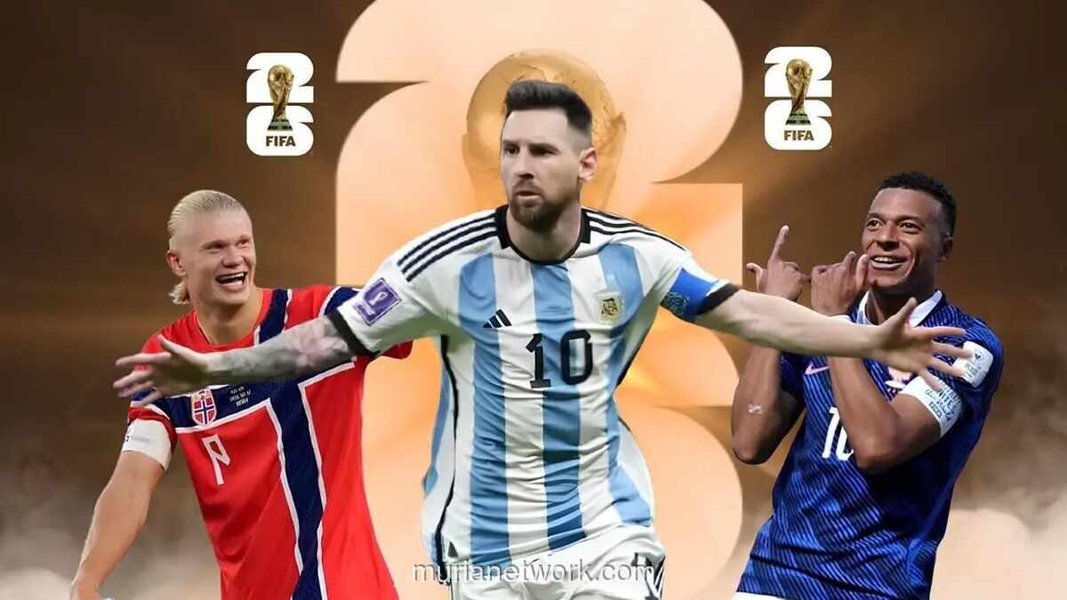 Messi dan Mbappe Pimpin Perburuan Sepatu Emas Piala Dunia 2026