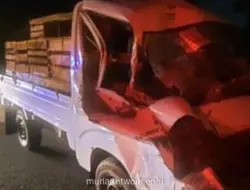 Kecelakaan di Tol Jagorawi, Pikap Tabrak Kontainer karena Sopir Mengantuk