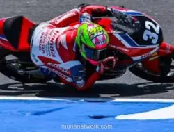 Pebalap Muda Indonesia M. Kiandra Ramadhipa Optimistis di Moto3 Junior Jerez
