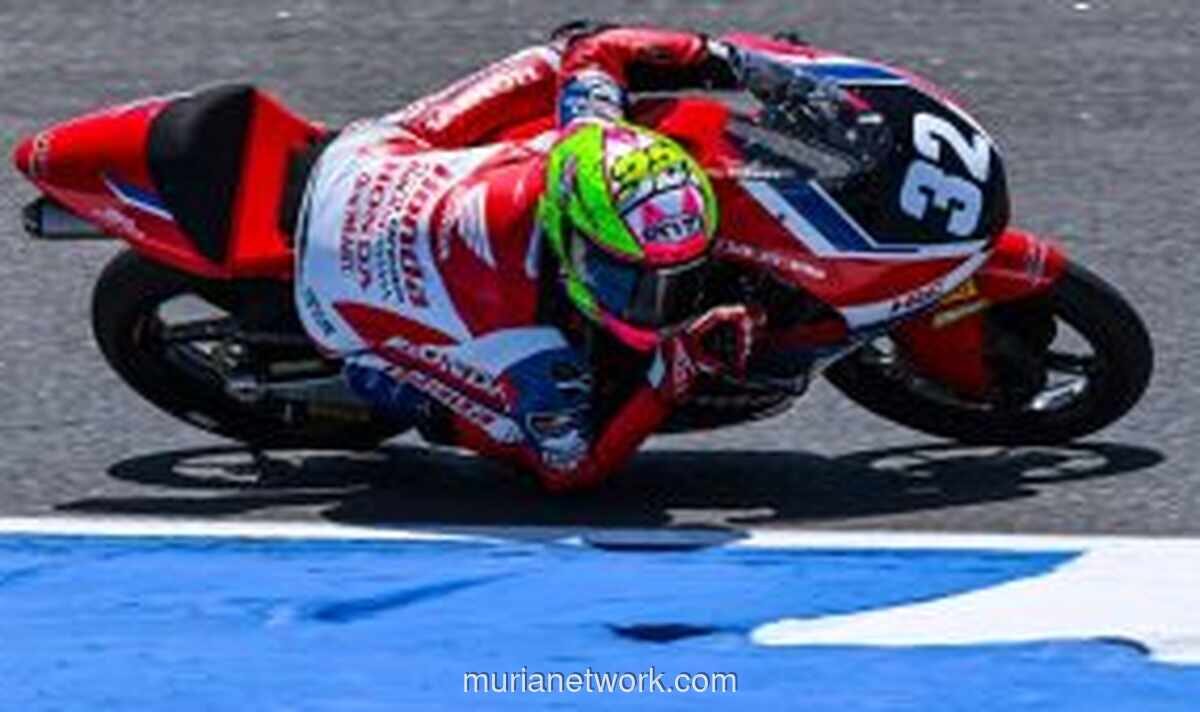 Pebalap Muda Indonesia M. Kiandra Ramadhipa Optimistis di Moto3 Junior Jerez