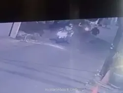 CCTV Rekam Momen Pelemparan Molotov ke Rumah Pengacara di Ciracas