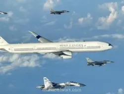 PM India Narendra Modi Apresiasi Sambutan Indonesia, Dikawal Jet Tempur Saat Masuki Wilayah Udara