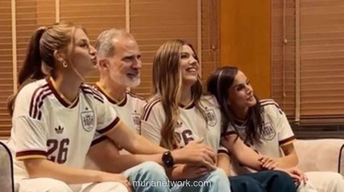 Raja Felipe VI dan Keluarga Kerajaan Spanyol Nobar Semifinal Piala Dunia 2026