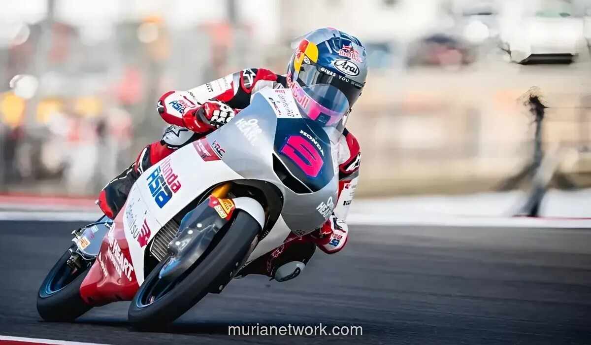 Honda Team Asia Optimistis Veda Ega Pratama Tampil Percaya Diri di Moto3 Jerman