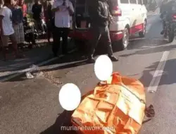 Buruh Pabrik Tewas Terlindas Truk Kontainer di Mojokerto