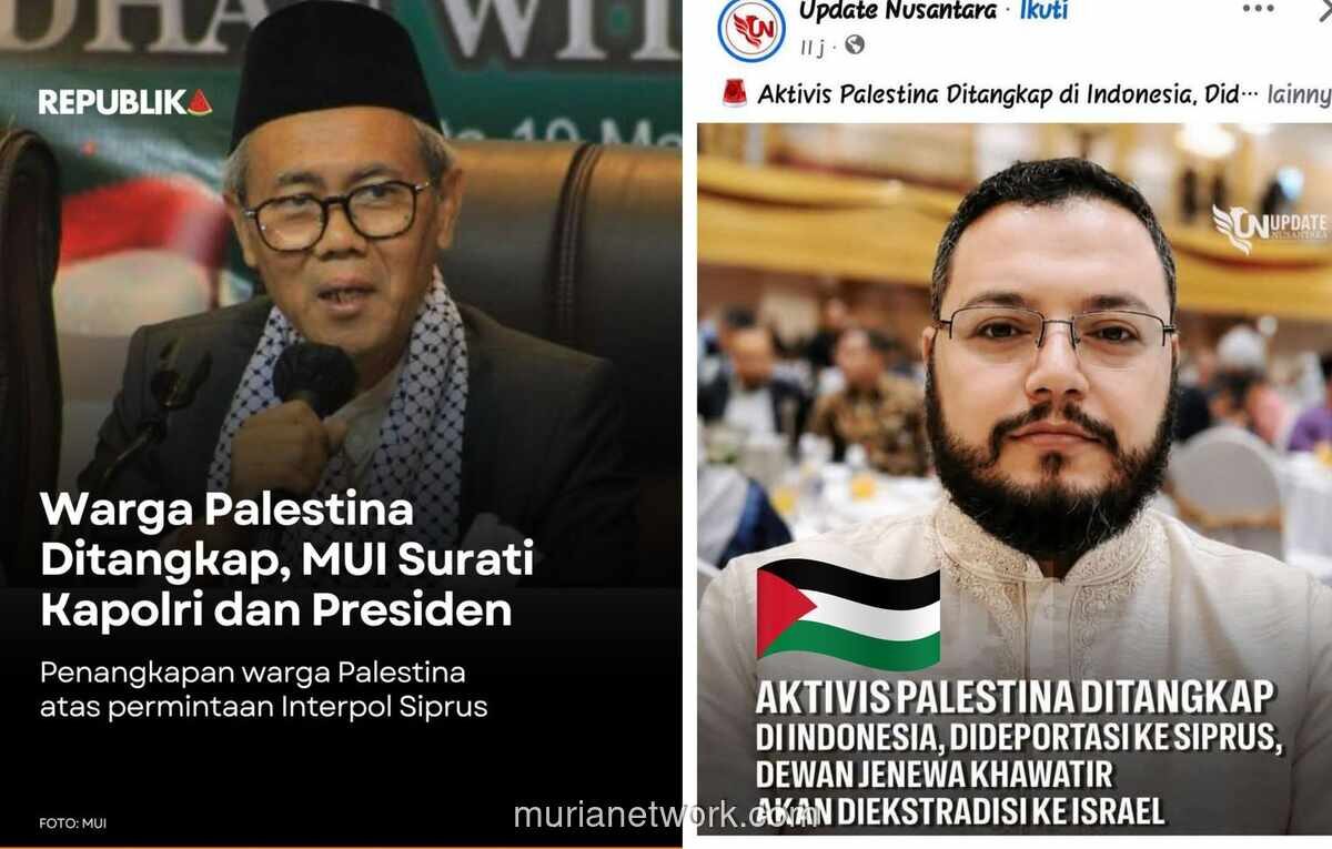 MUI Akan Layangkan Surat ke Kapolri dan Presiden soal Penangkapan Warga Palestina