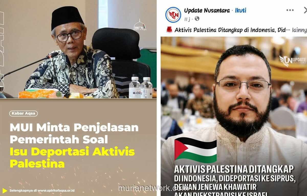 MUI Desak Pemerintah Buka Suara soal Penangkapan Aktivis Palestina Abdul Karim Miqdad