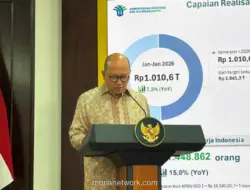 Realisasi Investasi Semester I 2026 Capai Rp 1.010,6 Triliun, Serap 1,45 Juta Tenaga Kerja
