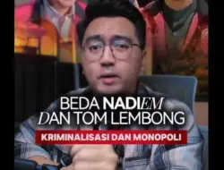 Nadiem Makarim vs Tom Lembong: Dua Kasus, Dua Narasi Berbeda