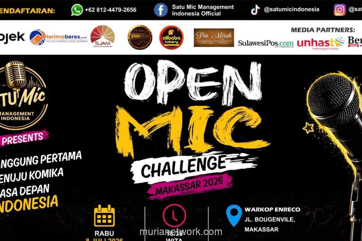 Open Mic Challenge Makassar 2026: Panggung bagi Komika Muda Sulsel