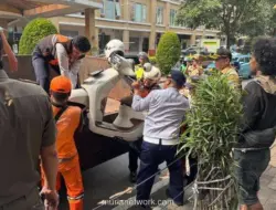 14 Motor Parkir Sembarangan di Kebayoran Baru Diangkut Dishub