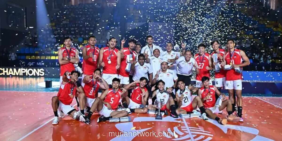 PBVSI Targetkan Timnas Voli Putra Pertahankan Gelar di SEA V Cup 2026