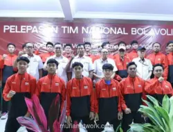 PBVSI Lepas Timnas Voli Senior dan U-18 untuk Dua Turnamen Internasional