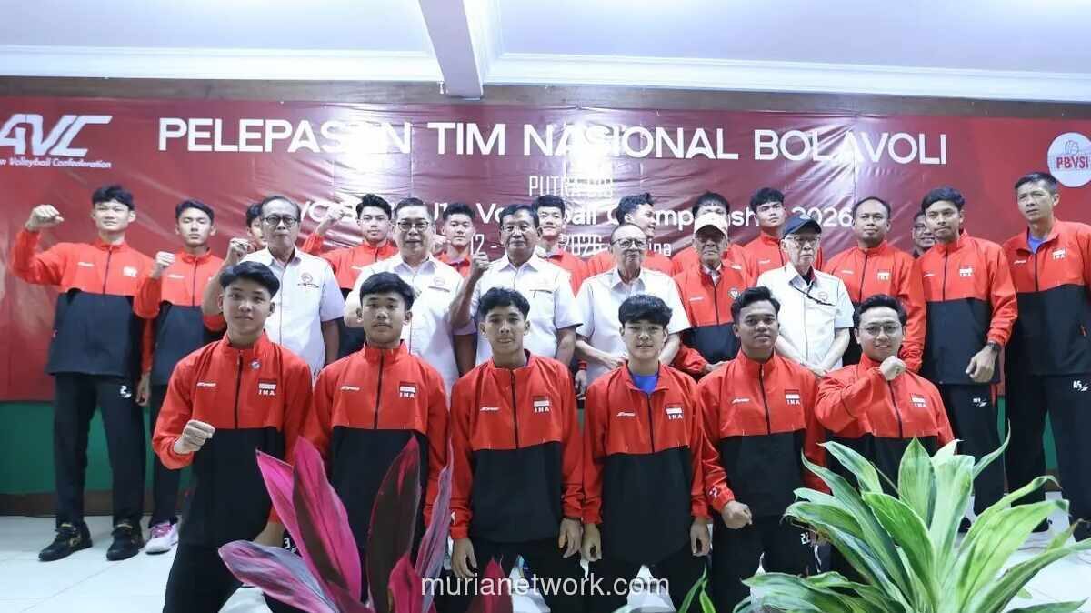 PBVSI Lepas Timnas Voli Senior dan U-18 untuk Dua Turnamen Internasional