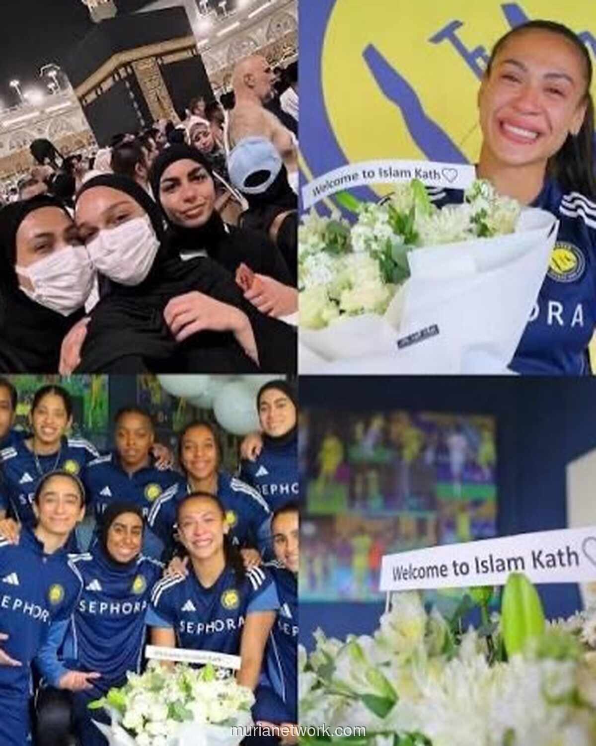 Pemain Timnas Brasil Kathleen Souza Masuk Islam, Rekan Setim Sambut Haru