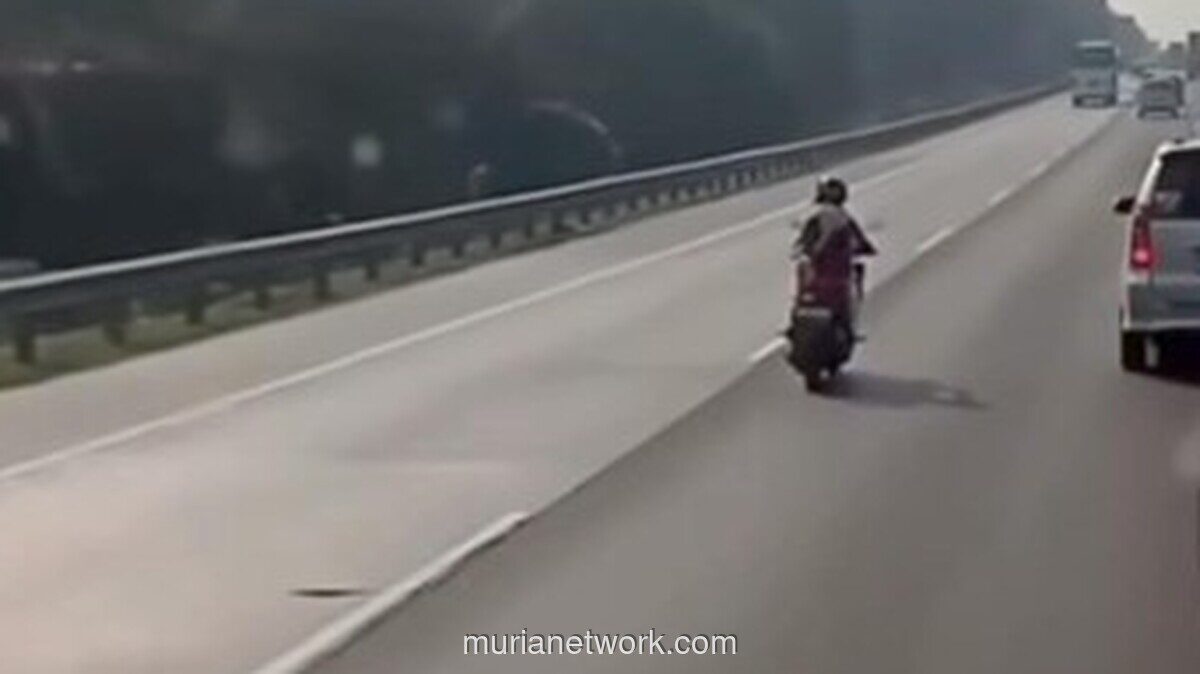 Kesalahan Baca Google Maps, Wanita Ini Masuk Tol Jakarta-Cikampek dengan Motor