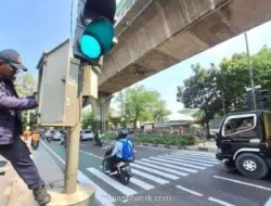 Pelican Crossing Pengganti JPO di Tendean Mulai Beroperasi, Dilengkapi APILL