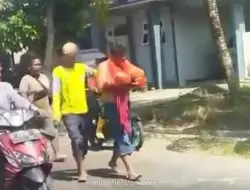 Warga Arak Pencuri Buah Naga ke Polsek Pesanggaran