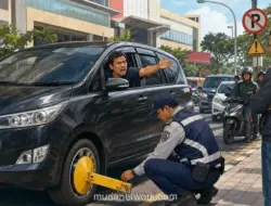 Pengendara Mobil di Makassar Diduga Hina Petugas Dishub saat Penertiban Parkir Liar