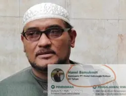 Isu Novel Bamukmin Jadi Komisaris PT Hotel Indonesia Natour Masih Simpang Siur