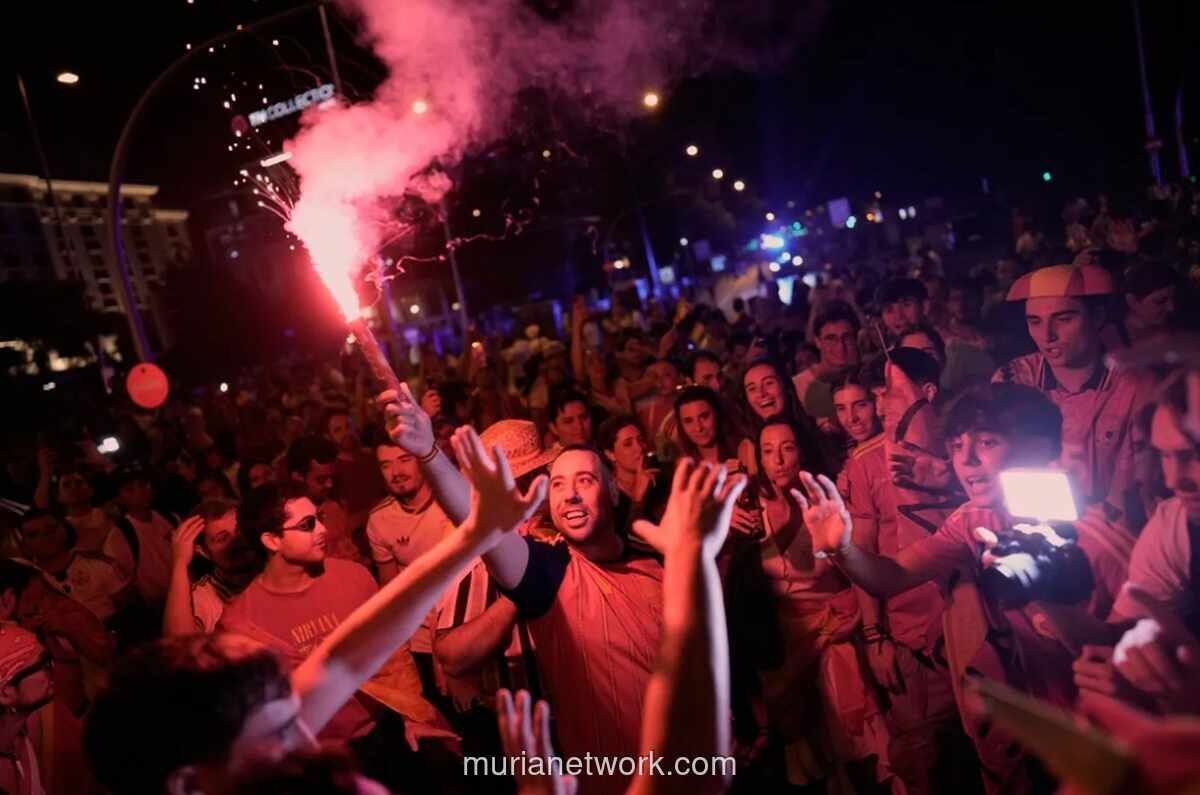 Remaja 13 Tahun Tewas saat Air Mancur Ambruk di Perayaan Juara Piala Dunia Spanyol