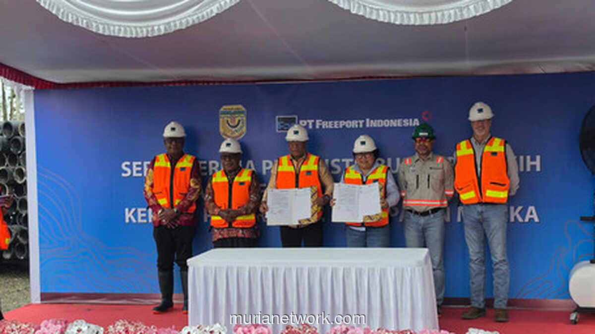 Freeport Hibahkan 11 Km Pipa untuk Percepatan Air Bersih di Mimika