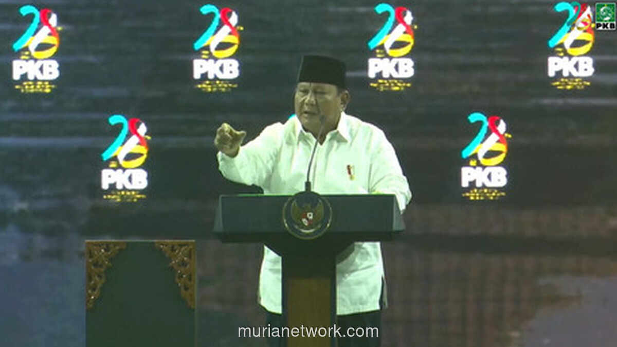 Prabowo Berkelakar di Harlah PKB: MBG Singkatan Mas Bahlil Ganteng