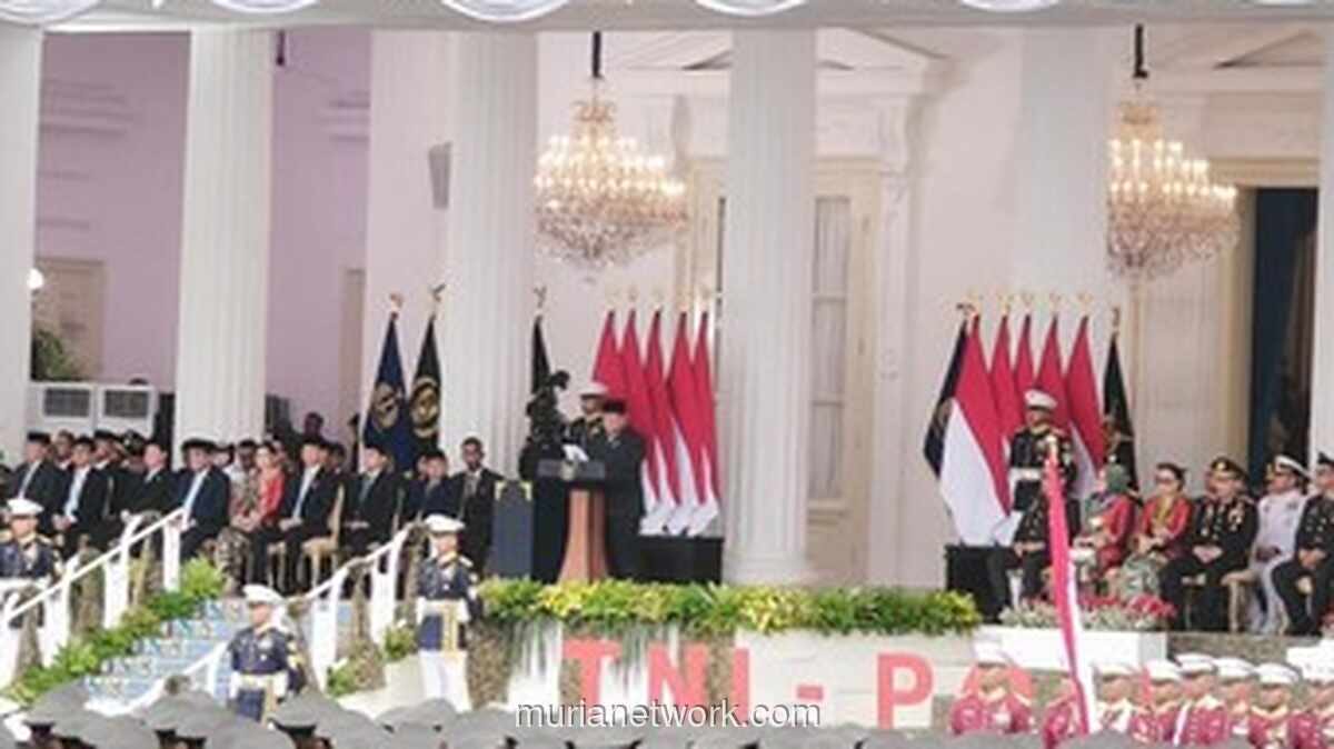 Prabowo Ingatkan 1.177 Perwira Remaja TNI-Polri: Pangkat Adalah Amanah Rakyat