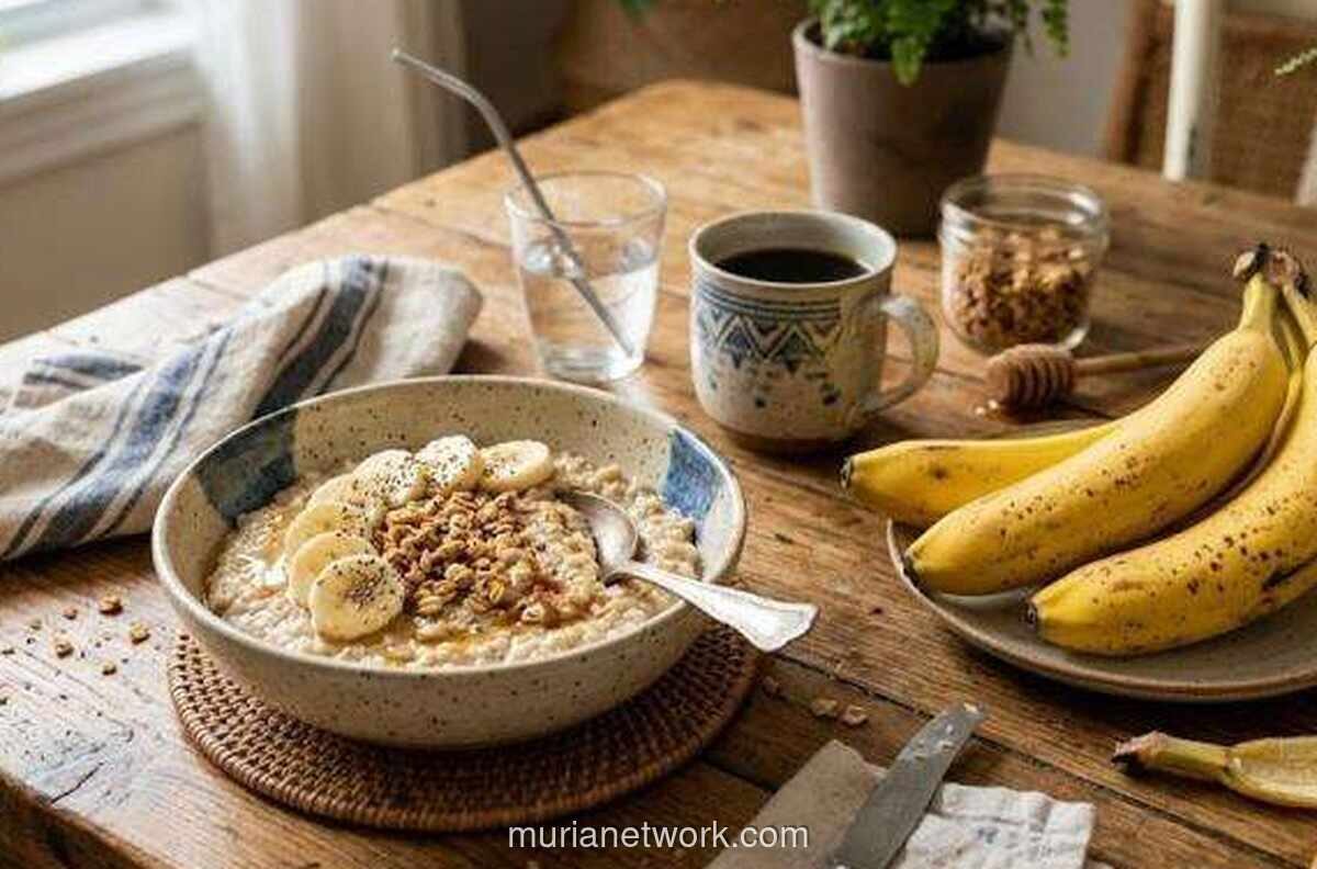 Pisang atau Oatmeal, Mana yang Lebih Tepat Dikonsumsi Sebelum Olahraga?