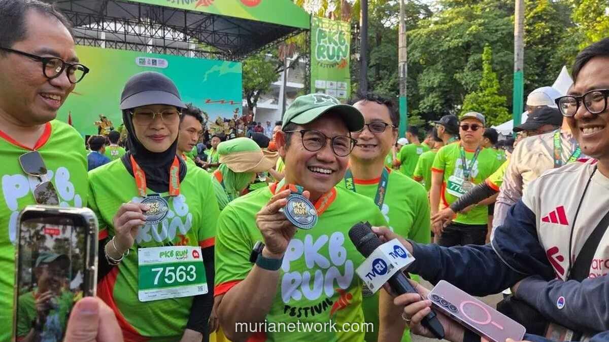 PKB Run 2026 Diikuti 7.500 Peserta, Muhaimin Ikut Berlari 5 Kilometer
