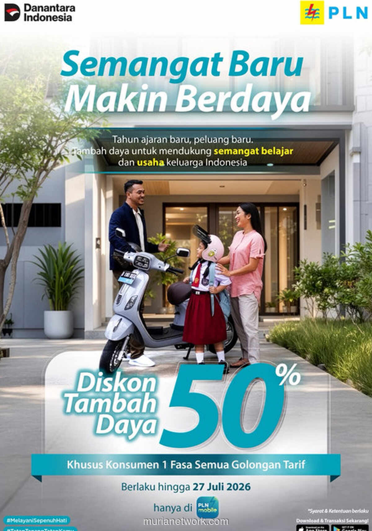 PLN Beri Diskon Tambah Daya Listrik 50% untuk Sambut Tahun Ajaran Baru