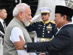 PM India Narendra Modi Tiba di Indonesia, Tujuh Kerja Sama Akan Diteken