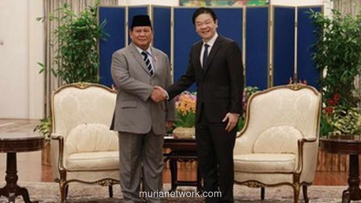 PM Singapura Lawrence Wong Temui Prabowo di Jakarta, Bahas Kerja Sama Bilateral