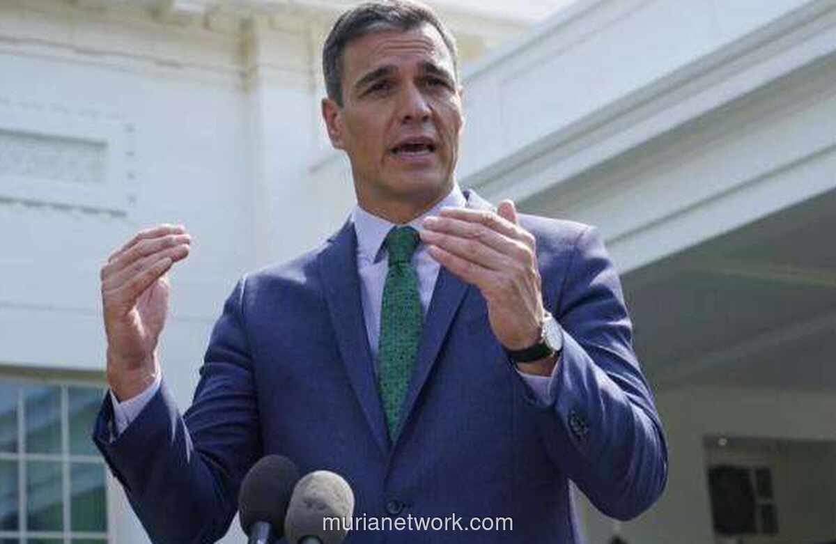 PM Spanyol Terharu Digambar Bocah Gaza di Tengah Reruntuhan