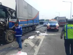 Anggota PJR Polda Metro Jaya Tewas Tertabrak Saat Bantu Truk Mogok di Tol Joglo