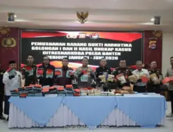 Polda Banten Musnahkan 73 Kg Sabu, Selamatkan 332.000 Jiwa dari Narkoba