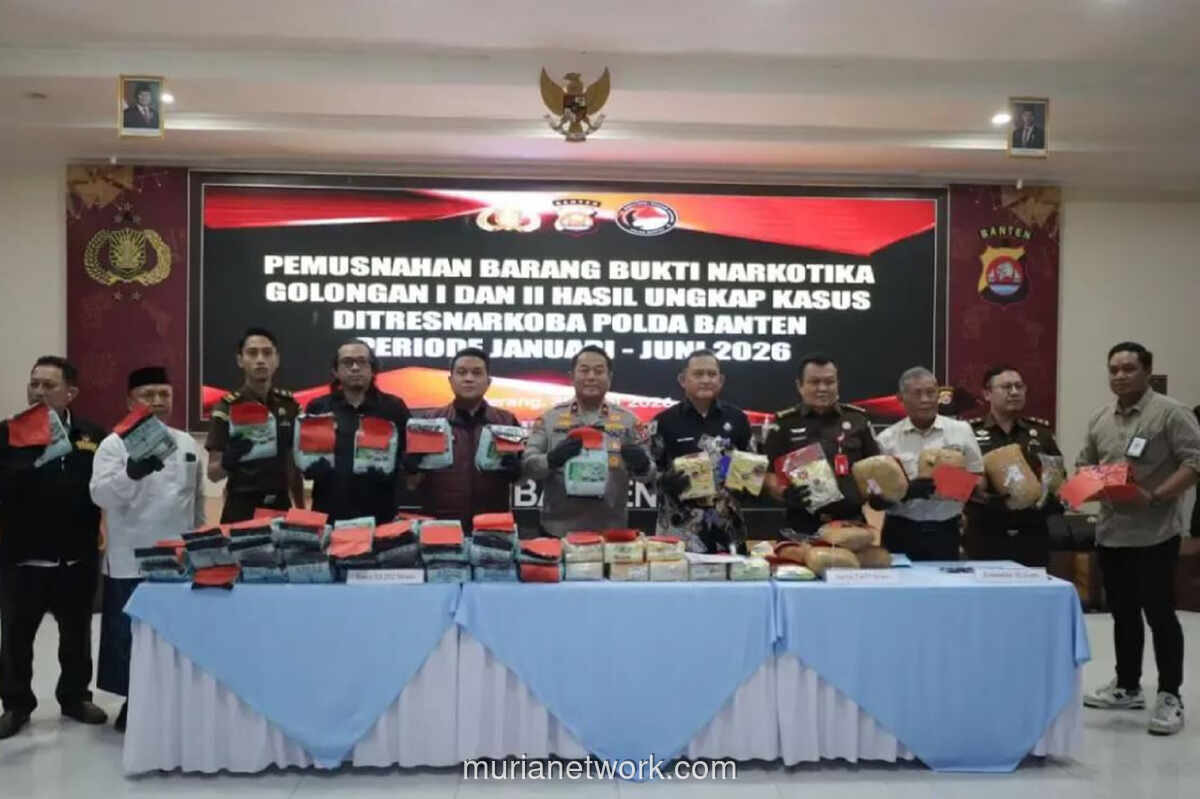 Polda Banten Musnahkan 73 Kg Sabu, Selamatkan 332.000 Jiwa dari Narkoba