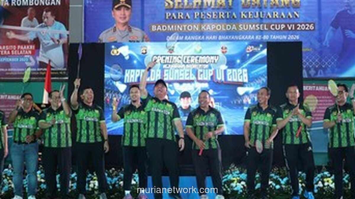 Kapolda Cup VI 2026 Digelar, 1.078 Peserta Ramaikan Kejuaraan Bulu Tangkis di Palembang