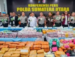 Polda Sumut Sita Hampir 1 Ton Sabu dalam 3.865 Kasus Narkoba Sepanjang 2026